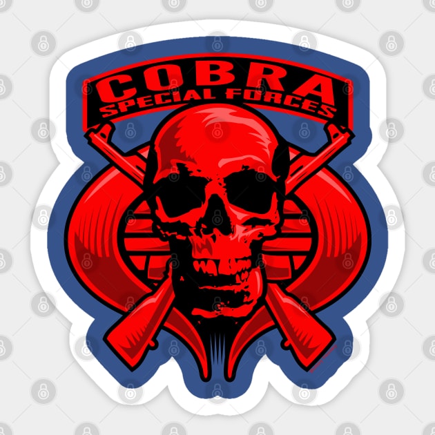 Enemy Special Forces Sticker by Illustratorator